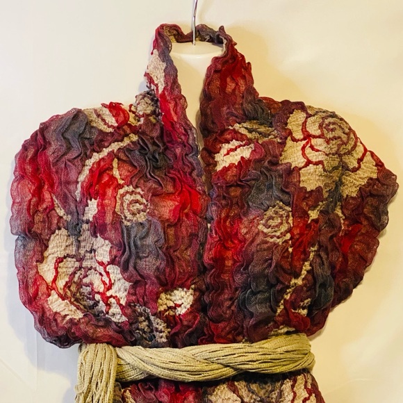 Bohemian Shabby Chic -Ruby/Latte - Picture 5 of 11